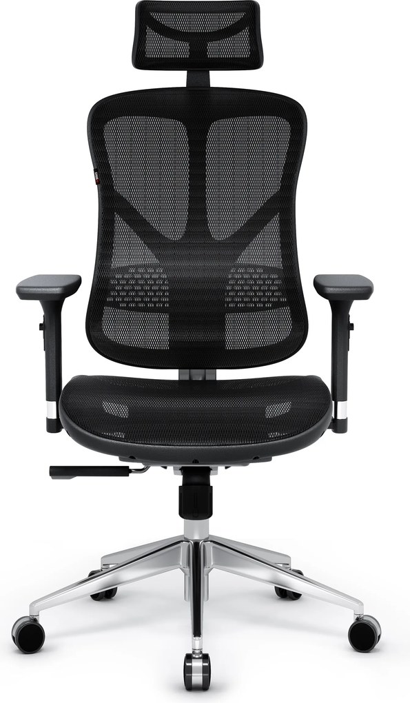 Ergonomikus hálós irodai szék fekete: Diablo V-Basic