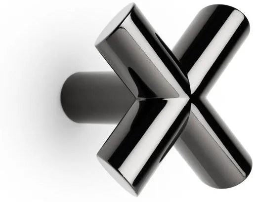 Fogas  Viefe EQUIS fém, fényes fekete titán EI