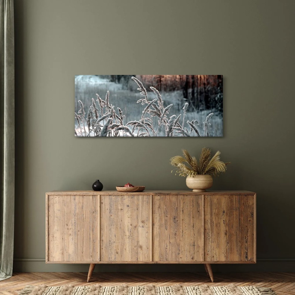 Kép - Fagyott rét (120x50 cm)