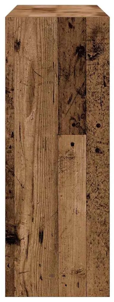 szürke sonoma szerelt fa tálalóasztal 78 x 30 x 80 cm