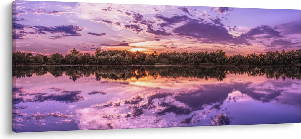 Lila ég képe (120x50 cm)