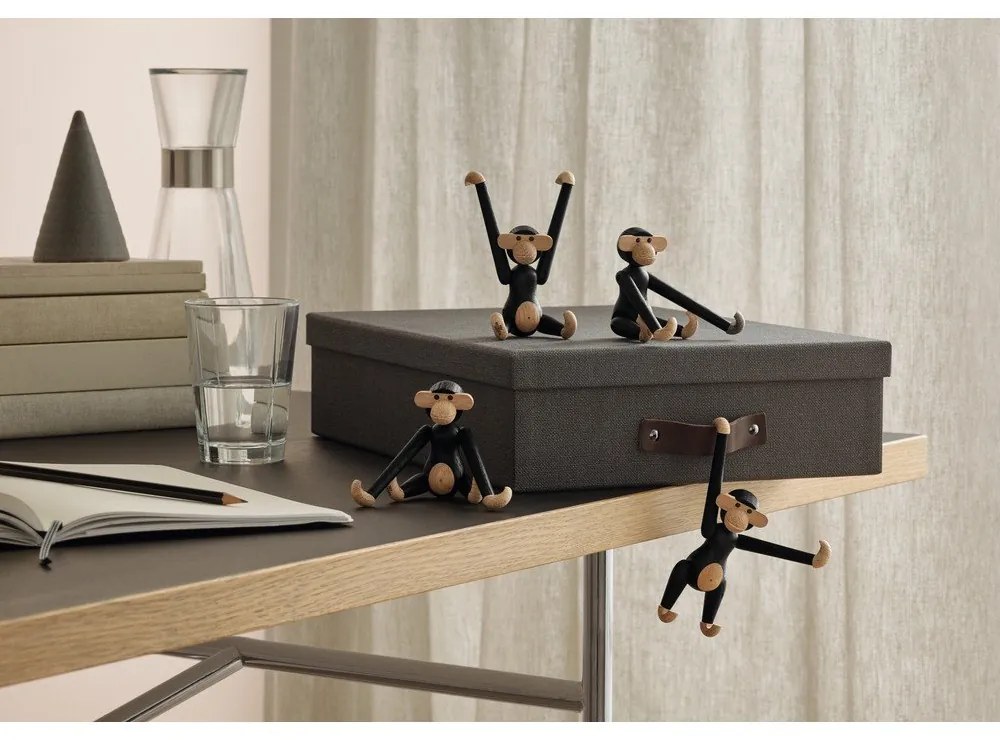 Bojesen Denmark Monkey Hanging dekorációs figura tömör tölgyfából - Kay