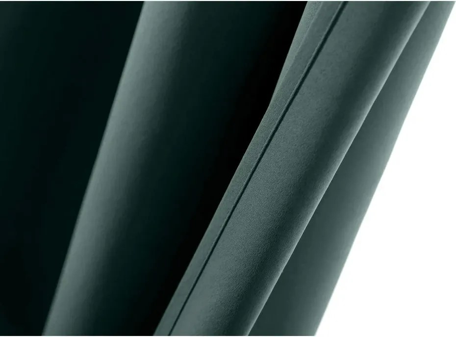 Türkizkék OXFORD függöny 140x250 cm Felfüggesztés: Hullámos sínszalag