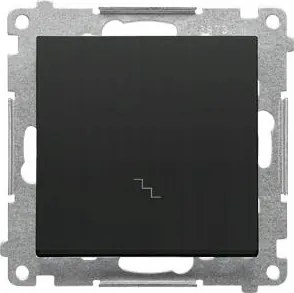 Lépcsőkapcsoló fekete matt Simon 55 TW6.01/149 Kontakt-Simon