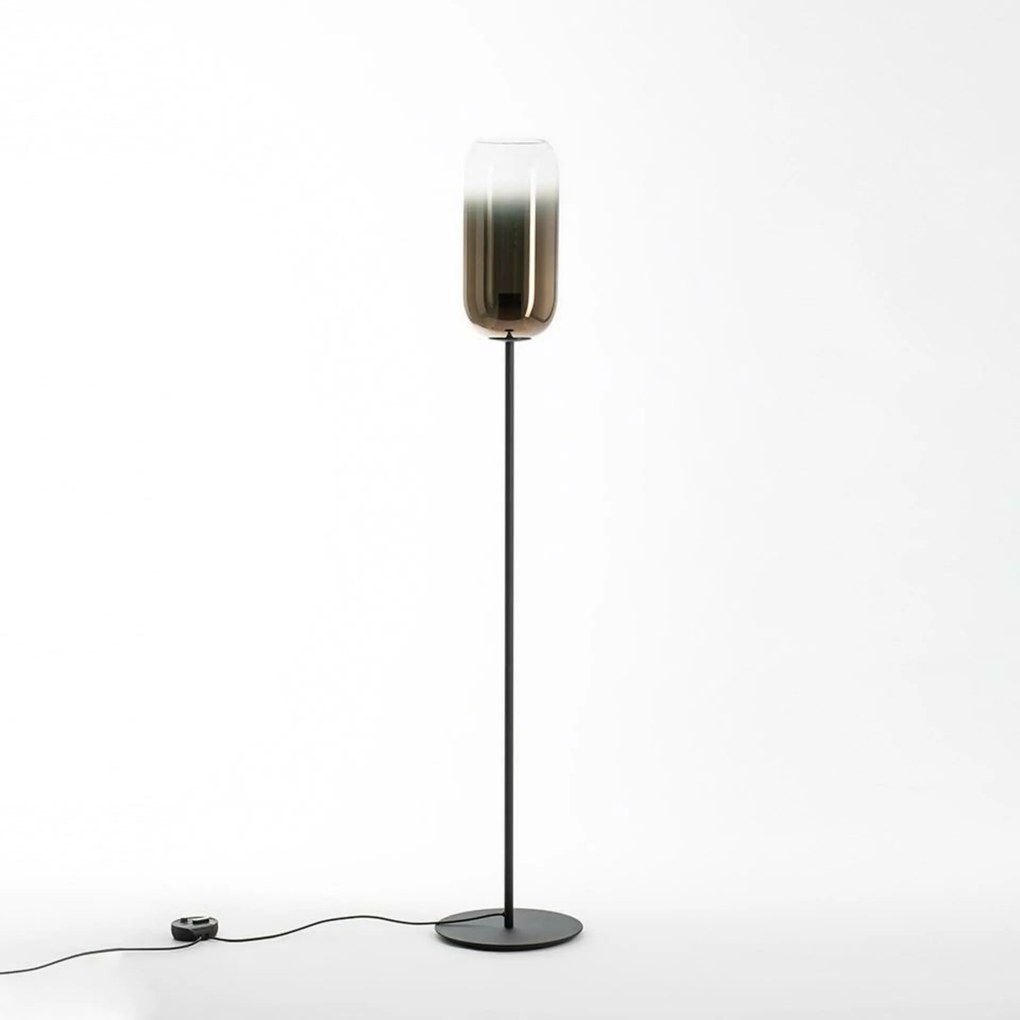 Artemide Gople állólámpa fekete/bronz 170cm design Big E27 IP20