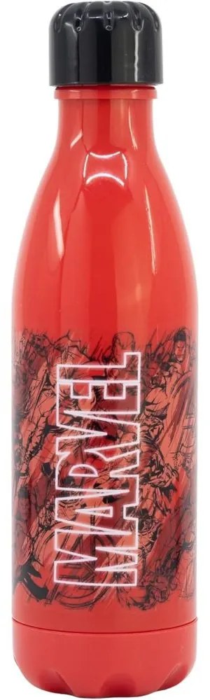 Marvel Red műanyag kulacs csavaros kupakkal 660 ml