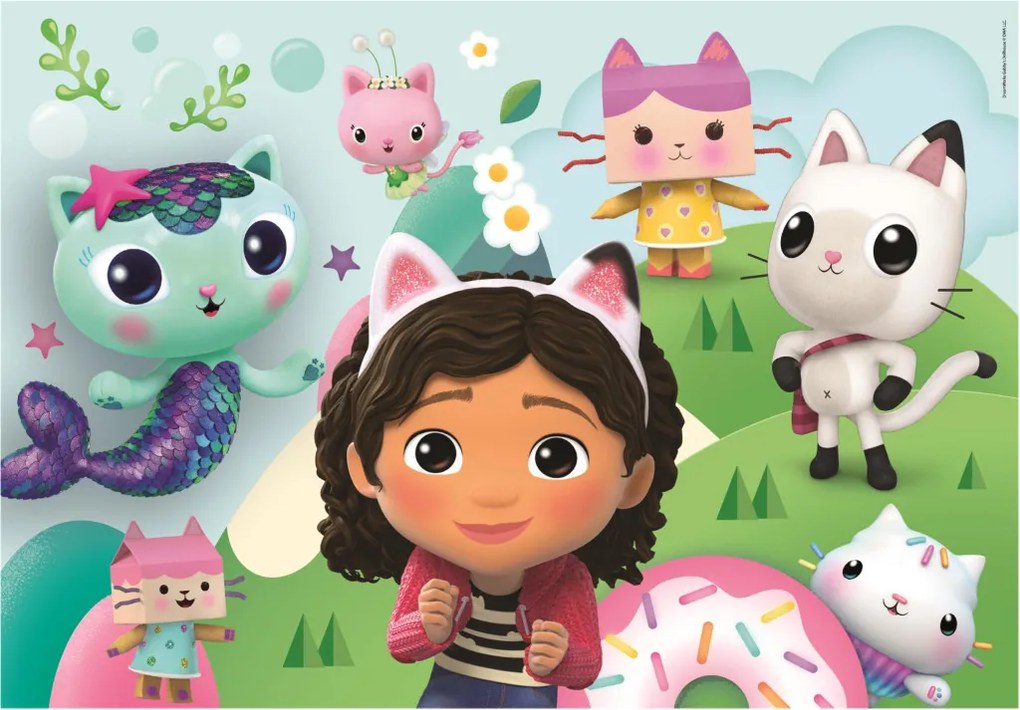 Gabi babaháza Meadow 2x60 db-os puzzle Clementoni