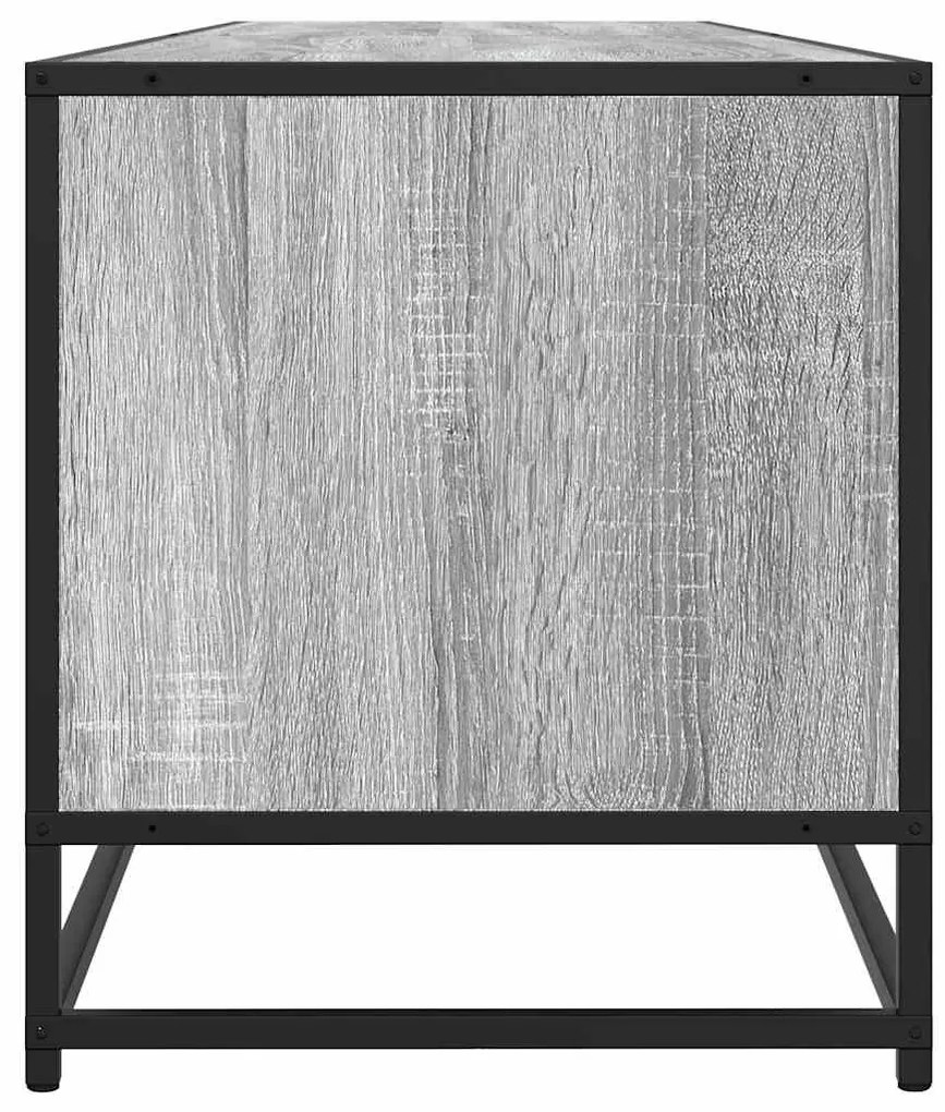 szürke sonoma színű szerelt fa TV-szekrény 180,5 x 40 x 46 cm