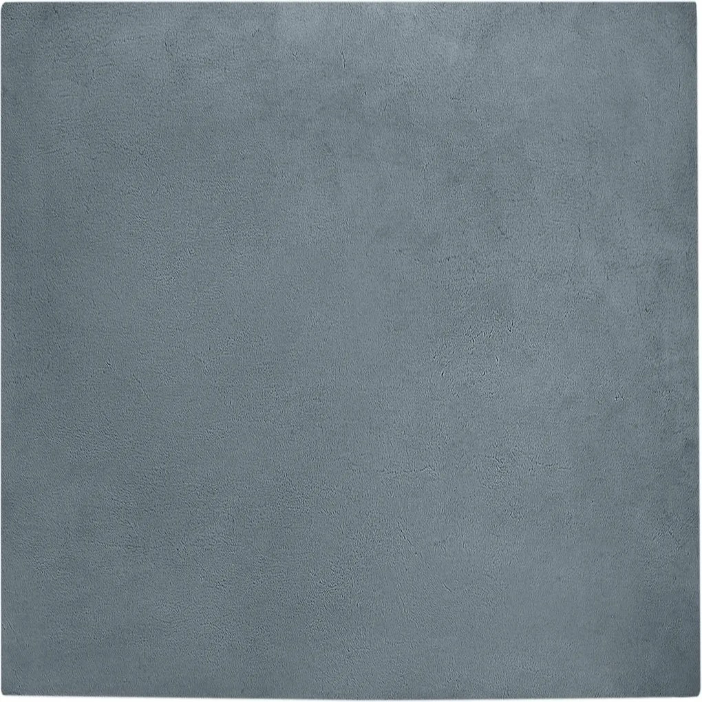 vidaXL Csúszásgátló Műnyúl Szőnyeg Olite Antracit 120 x 120 cm