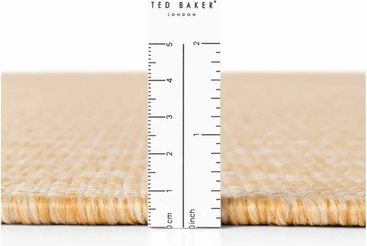 Okkersárga-krémszínű kültéri-beltéri szőnyeg 120x170 cm Haringey Linley – Ted Baker