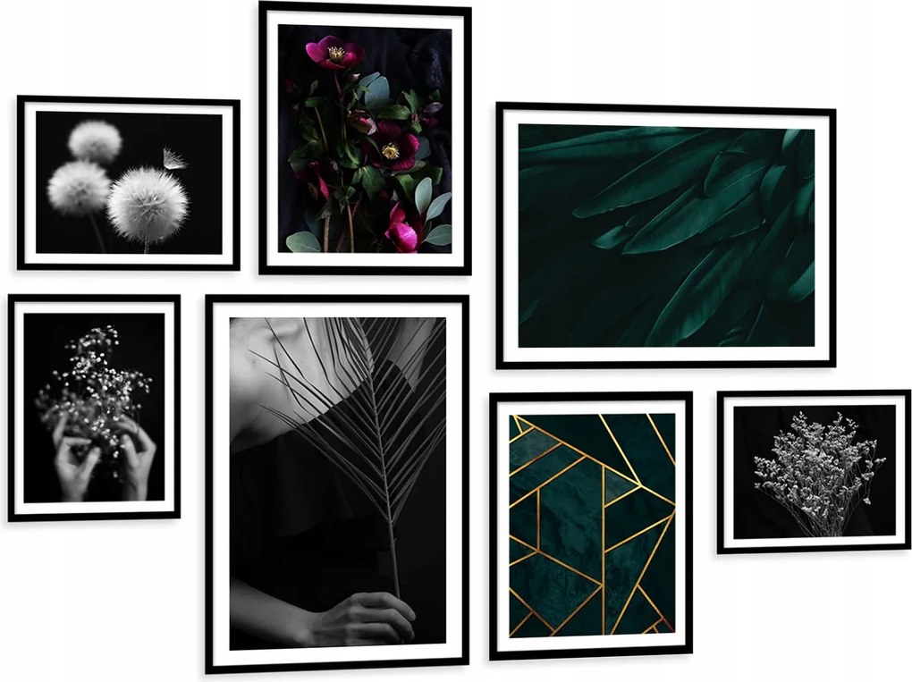 Giga Készlet 7db-os képek Nagy keretben KP168