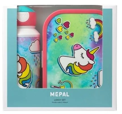 Unicorn gyerek uzsonnásdoboz és vizespalack szett - Mepal