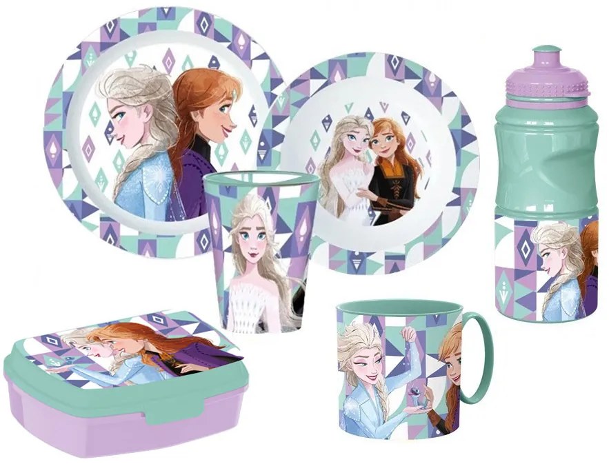 Disney Jégvarázs étkészlet szett 6 db-os (Ice Magic)