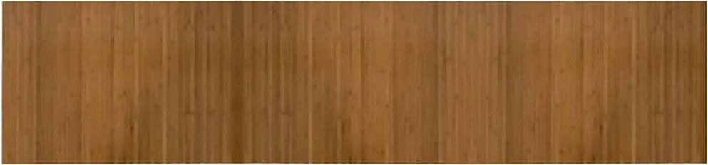 vidaXL négyszögletű barna bambusz szőnyeg 70 x 300 cm