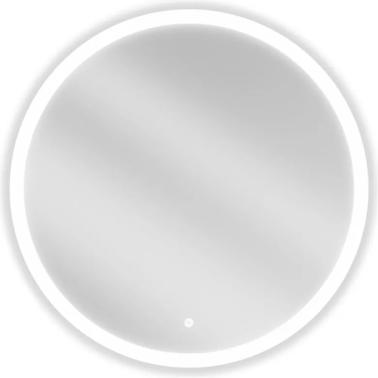 Mexen Oro megvilágított, kerek 80 cm-es fürdőszobai tükör, LED 6000K, páramentesítő - 9824-080-080-611-00