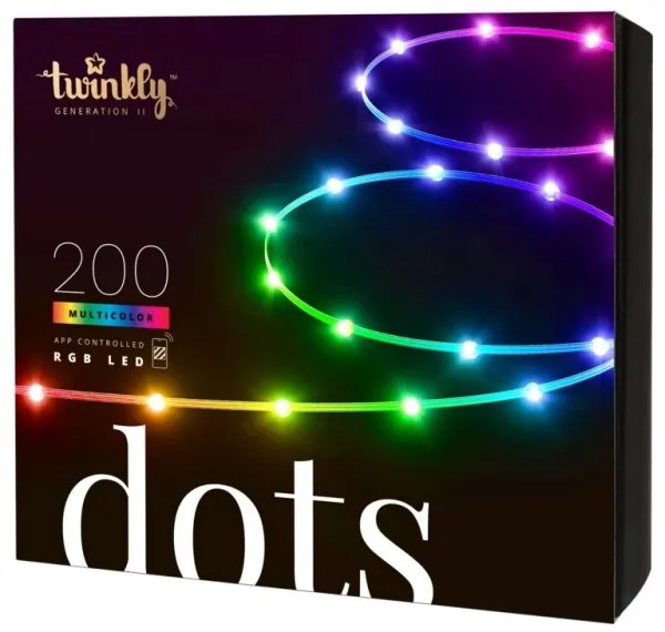 Twinkly TWD200STP-TEU - LED RGB Kültéri dimmelhető Szalag 200xLED 10m IP44 WiFi