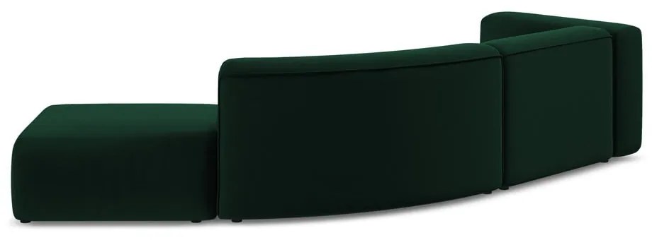 Sötétzöld bársony heverő (jobb oldali) Ekahi – Makamii