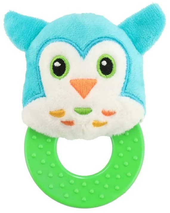 Baby Mix Baby plüss csörgő csörgő csörgővel Bagoly