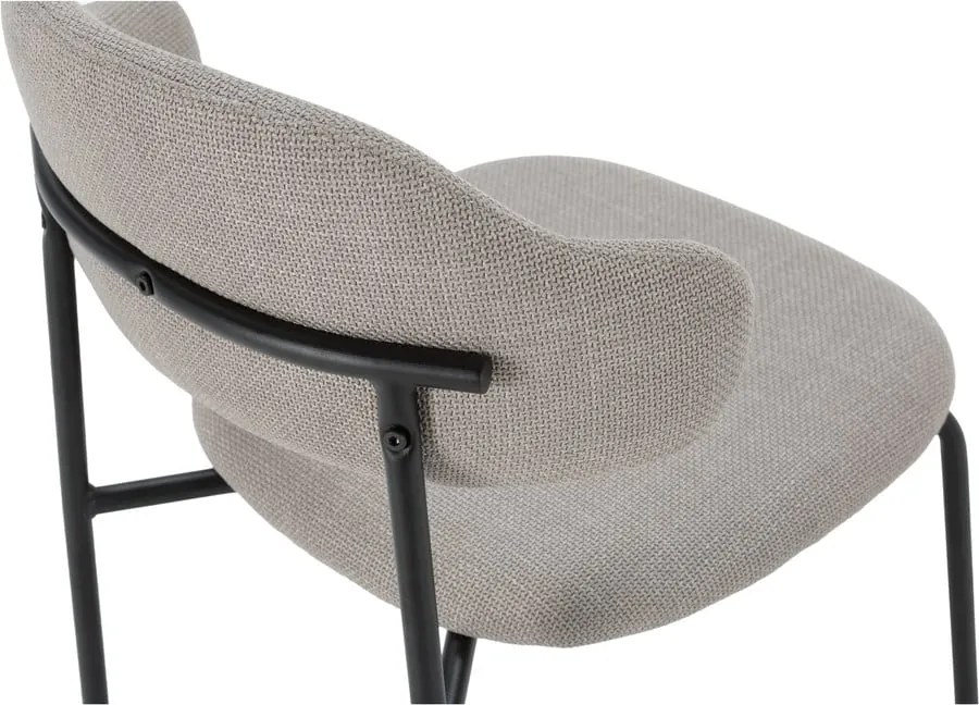 Világosszürke étkezőszék szett 4 db-os Adriel – Marckeric