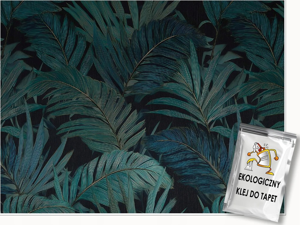 Fotótapéta Levelek Zöld Természet Hálószoba Nappali Tapéta Flizelina 400x280