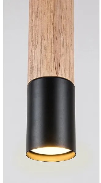 Rabalux 72131 - BRAULIA függeszték 1xGU10/50W/230V bükk