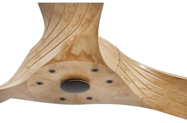 FARO 33519 - Mennyezeti ventilátor MOREA barna á. 152 cm + távirányító