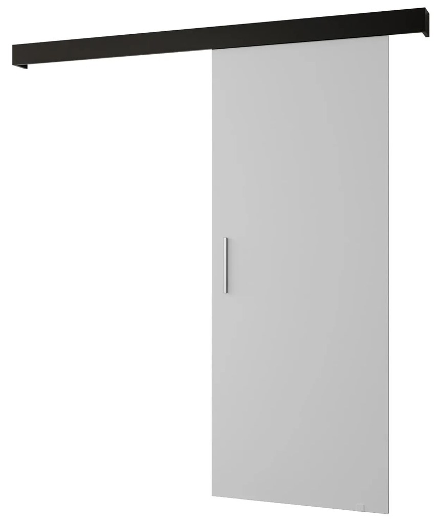 Tolóajtó 80 cm Slavdro 1 (matt fehér + matt fekete). 1108785