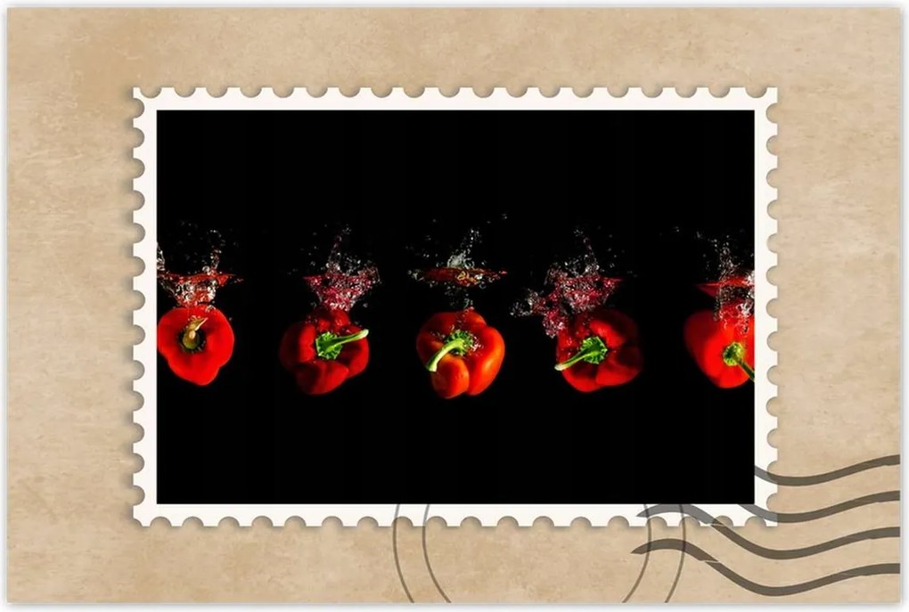 Poszter 60x40 Piros paprika