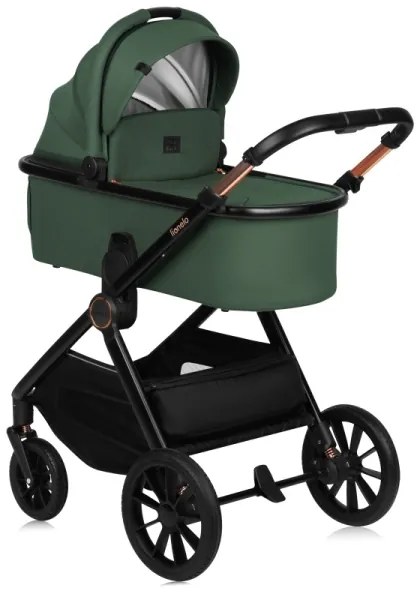 Lionelo - 2 az 1-ben kombinált babakocsi LAYLA Zöld erdő