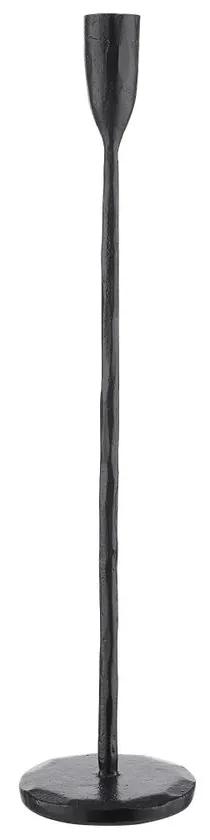 BLACKSMITH gyertyatartó, fekete 40cm