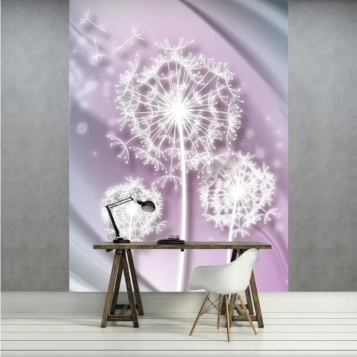 Fotótapéta pitypang pasztell vinil finomság nyugalom 184x254 +ragasztó