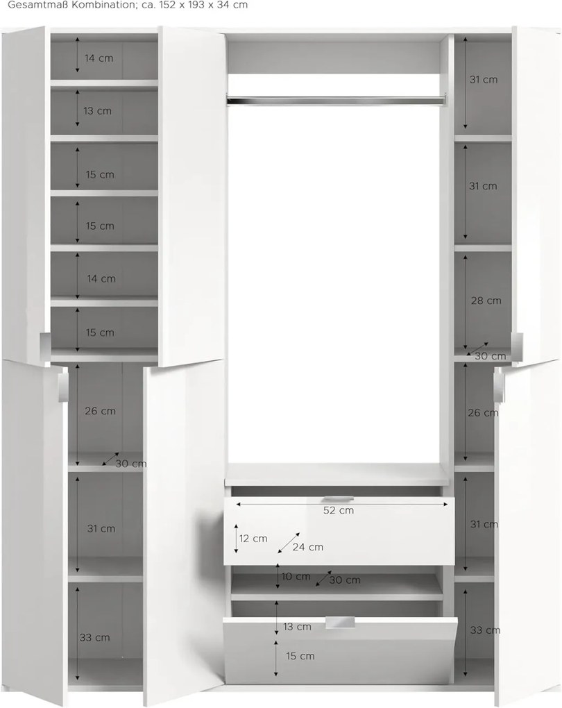 Project X15 kombinált szekrény