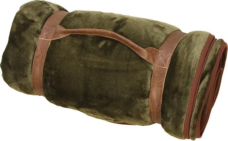 Vadász Horgász duplarétegű Flanel Fleece takaró hordozóval 145x200