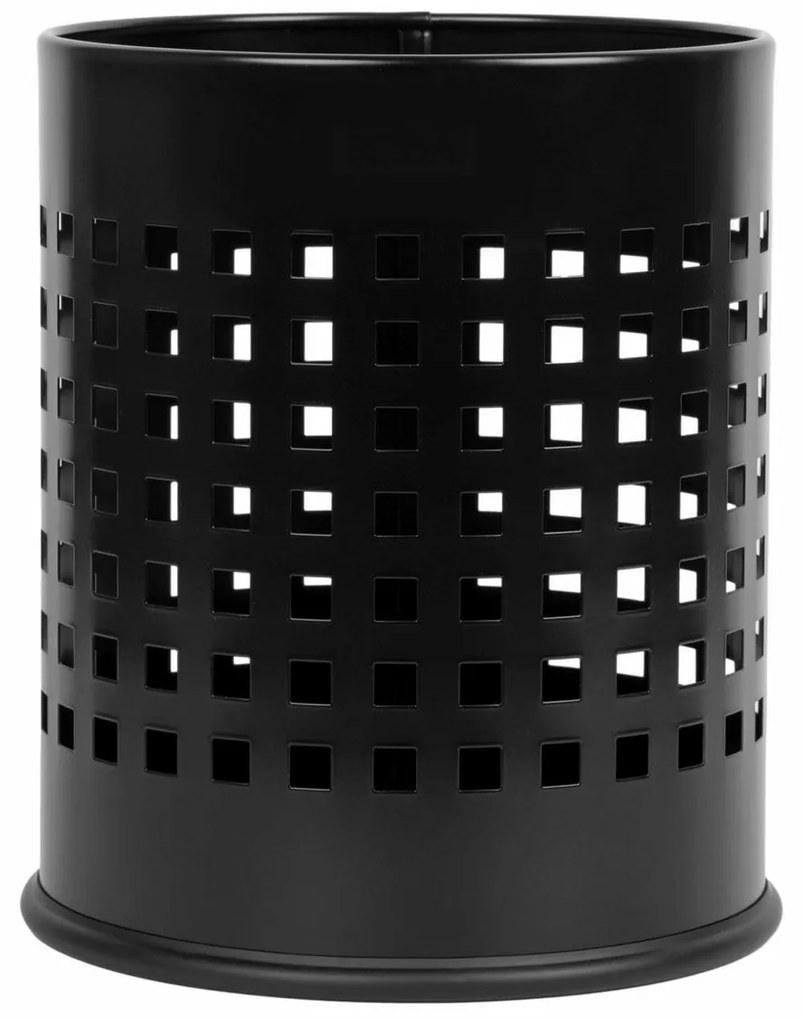 Alda Officer perforált szemetes 7 l, fekete, 7 l