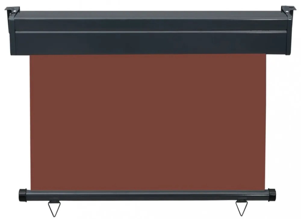 barna oldalsó terasznapellenző 105 x 250 cm
