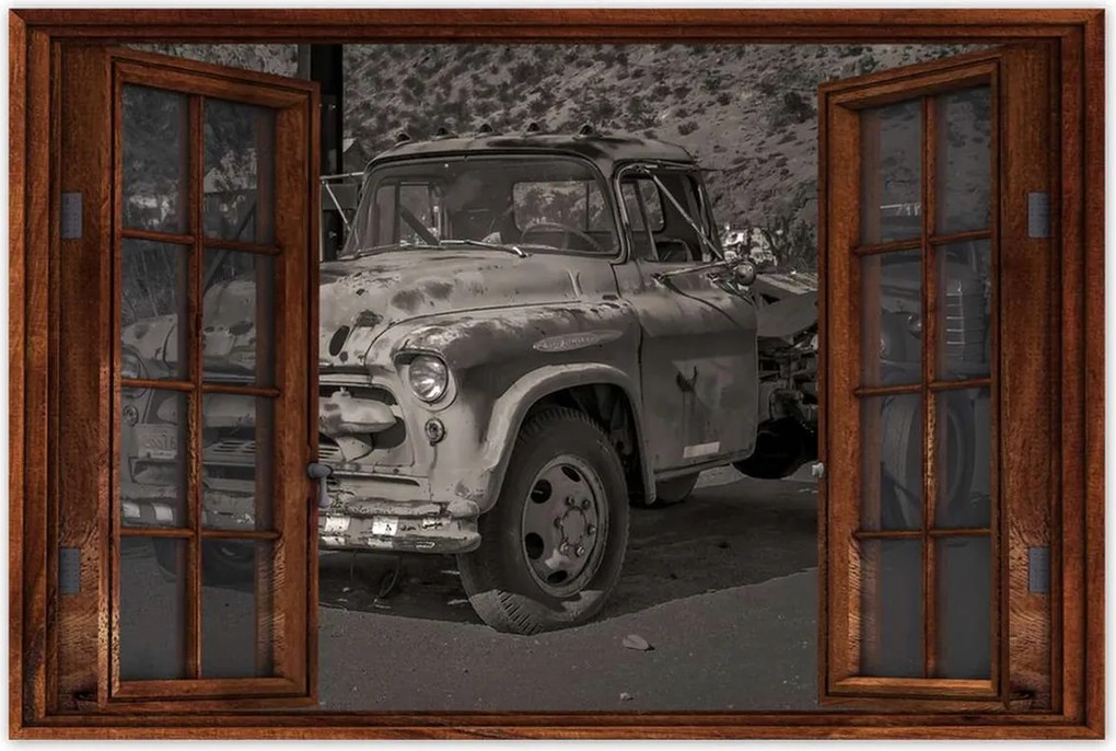 Poszterek 120x80 Amerikai teherautó