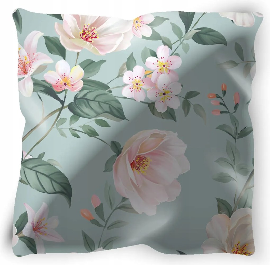 Dekoratív Párnahuzat Vadrózsa 40X40 CM