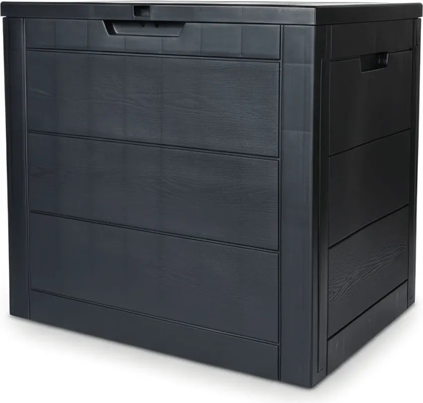 Kerti tároló box 56x43x53 cm, műanyag, szürke, AZB-G2035 GREY