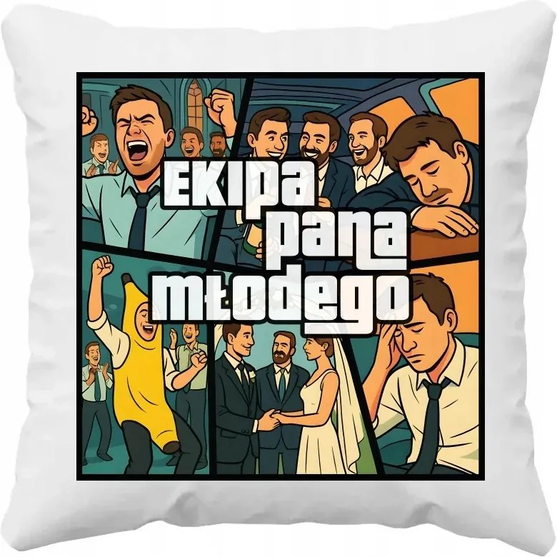 Legénybúcsú Ajándék Barátnak Testvér Párna Vőlegény stáb