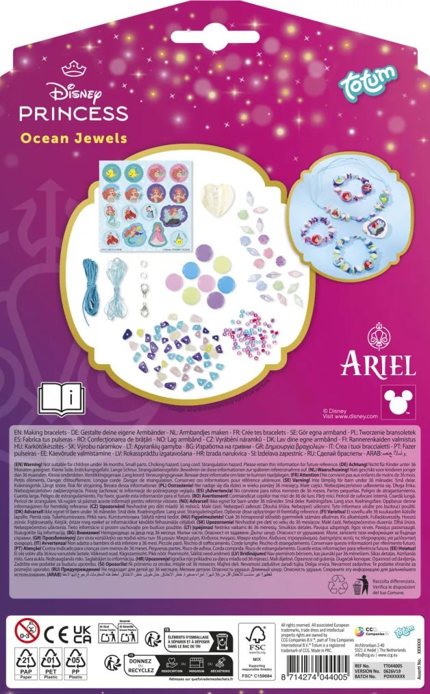 Disney Hercegnők Ocean ékszerkészítő szett