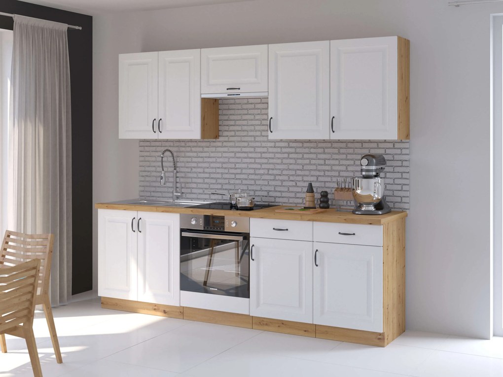 Alsó konyhaszekrény Sheila 105 ND 1F BB (artisan tölgy + fehér). 1032448