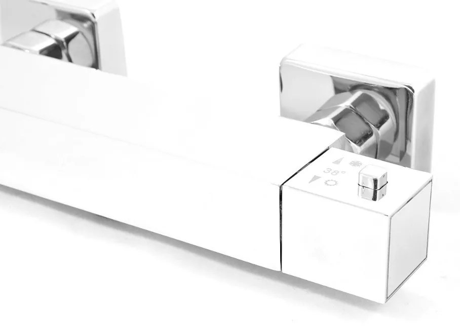 Gamma ZN1 Zuhanyrendszer Thermo Square Termosztátos Zuhany Csapteleppel