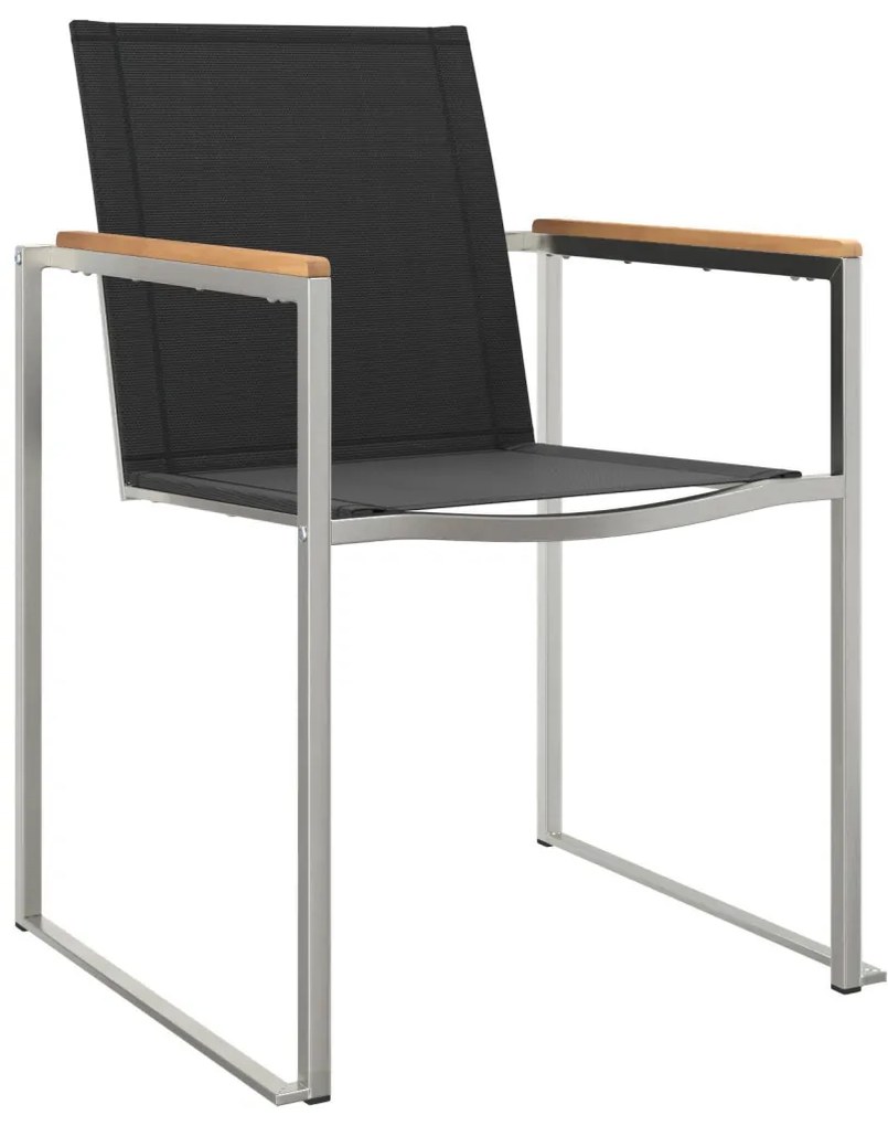 3 Részes Kerti Étkezőszett Tömör Fa Teak, Kültéri Étkezőasztal 90x90x74.5 cm Tömör Fa Teak