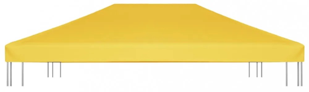 sárga pavilon-tetőponyva 270 g/m² 4 x 3 m
