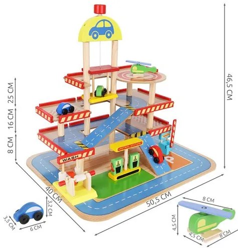 Parking garage - wooden 22446