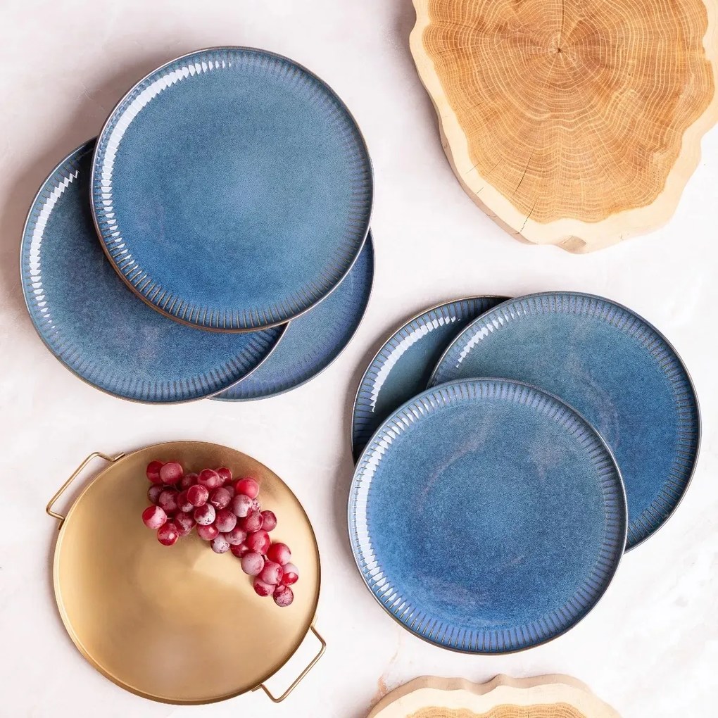 Altom 2 db sekély tányér szett Reactive Stripes 26cm