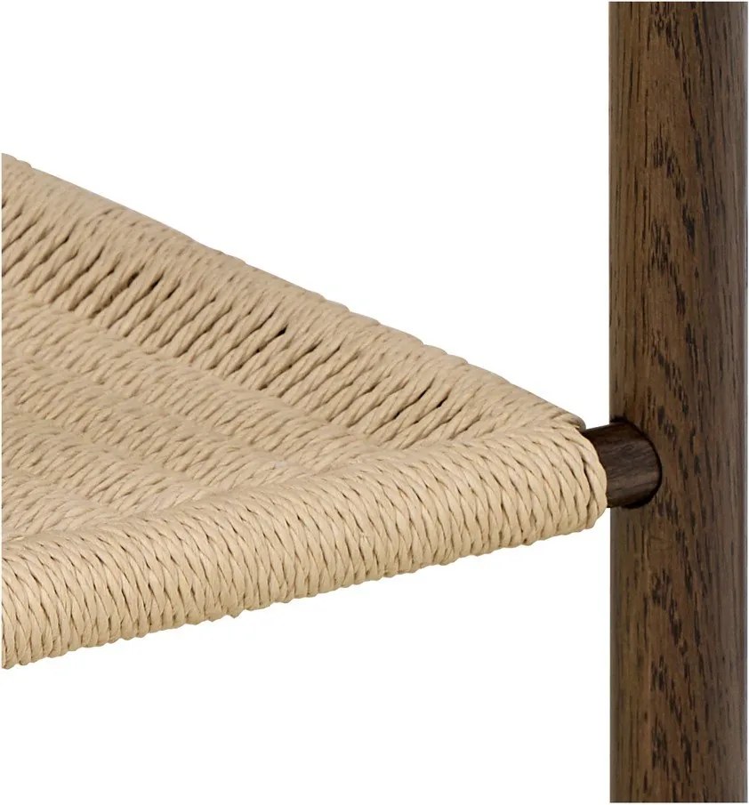 Sötét natúr színű éjjeliszekrény tölgyfa dekorral Monfort – Actona