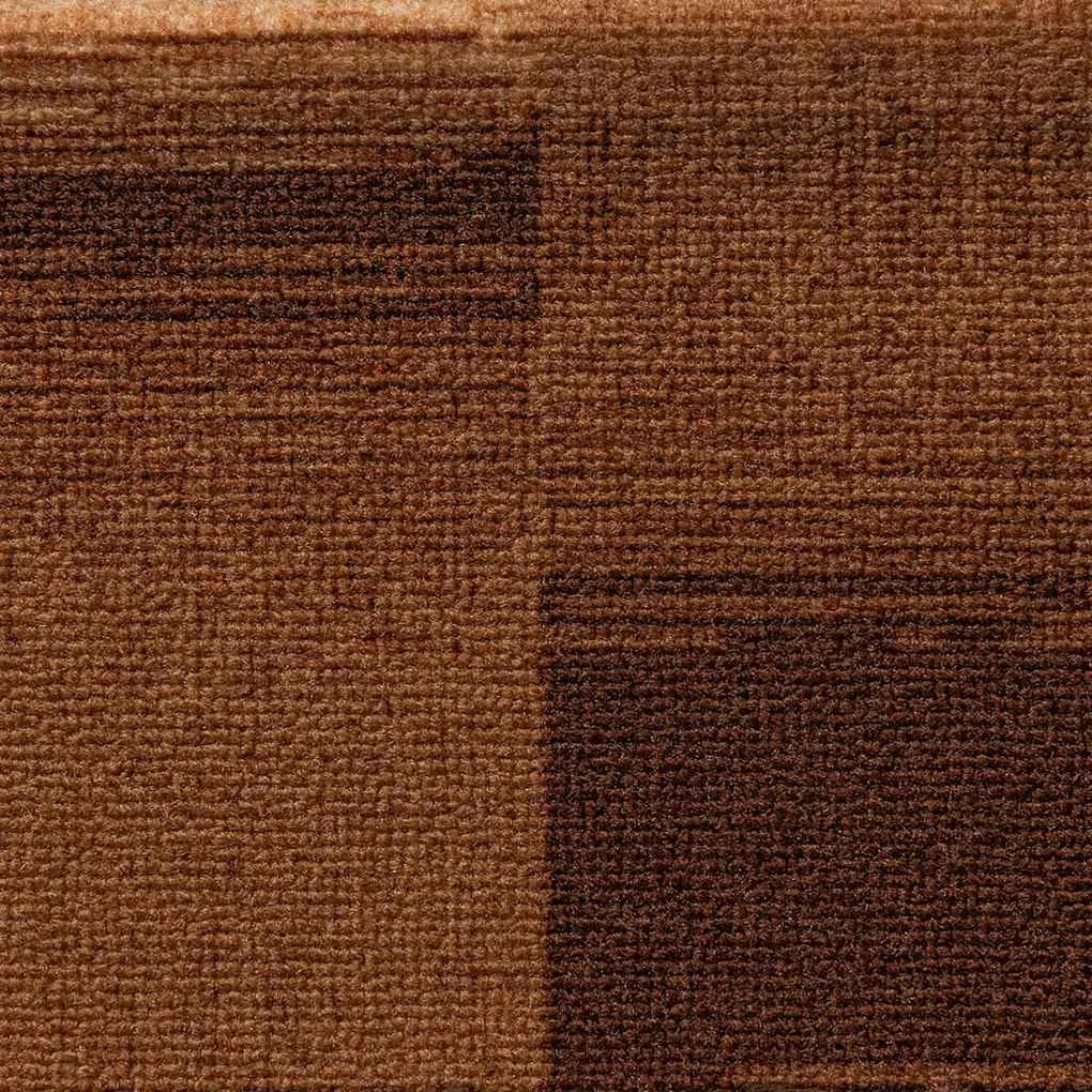 5 db barna öntapadó lépcsőszőnyeg 65x21x4 cm