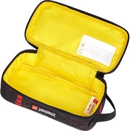 Tolltartó, szögletes, cipzáras, LEGO Ninjago Dragon Energy, fekete-mintás (L100522502)