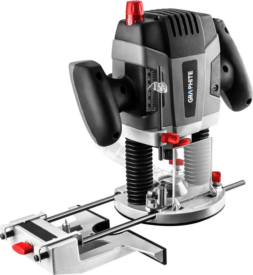 Felsőmarógép 1300W 6- 8-12Mm 11-28000Min Graphite